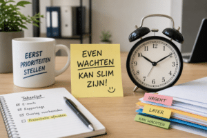 uitstellen of slim prioriteren