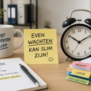 uitstellen of slim prioriteren