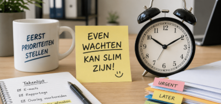 uitstellen of slim prioriteren